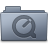 QuickTime Folder Graphite Icon